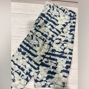 Floral Striped LuLaRoe leggings